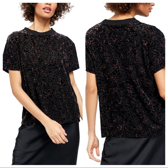 Free People Tops - NWT Free People Teddy Burnout T-Shirt